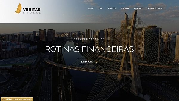 LogoMídia lança o novo site da Veritas Finance